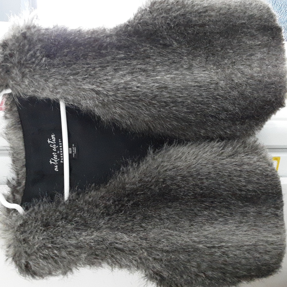 Faux fir vest by Parkhurst